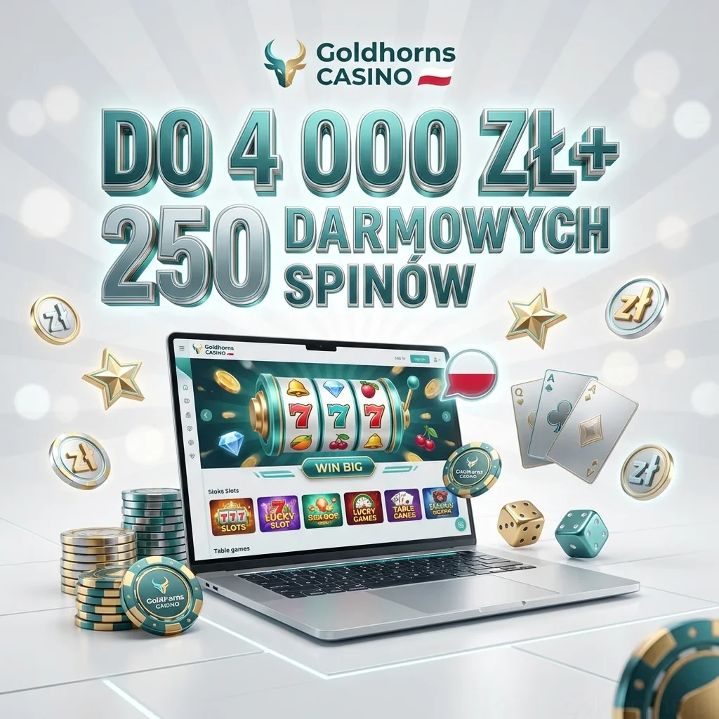 DO 4 000 ZŁ+ 250 DARMOWYCH SPINÓW